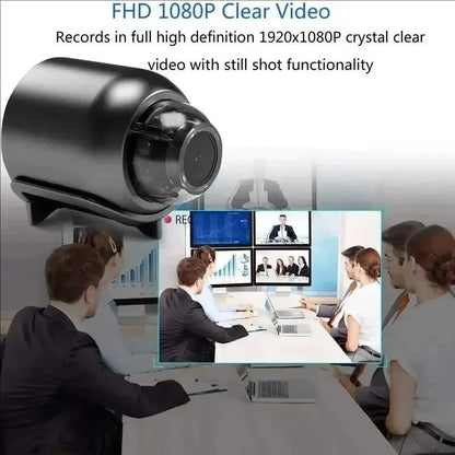 Mini Caméra WiFi 4K Ultra Discrète – Surveillance à Distance 24h/24